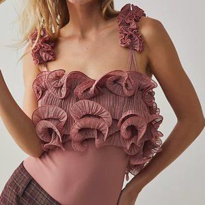 Free People For The Frill Of It Bodysuit